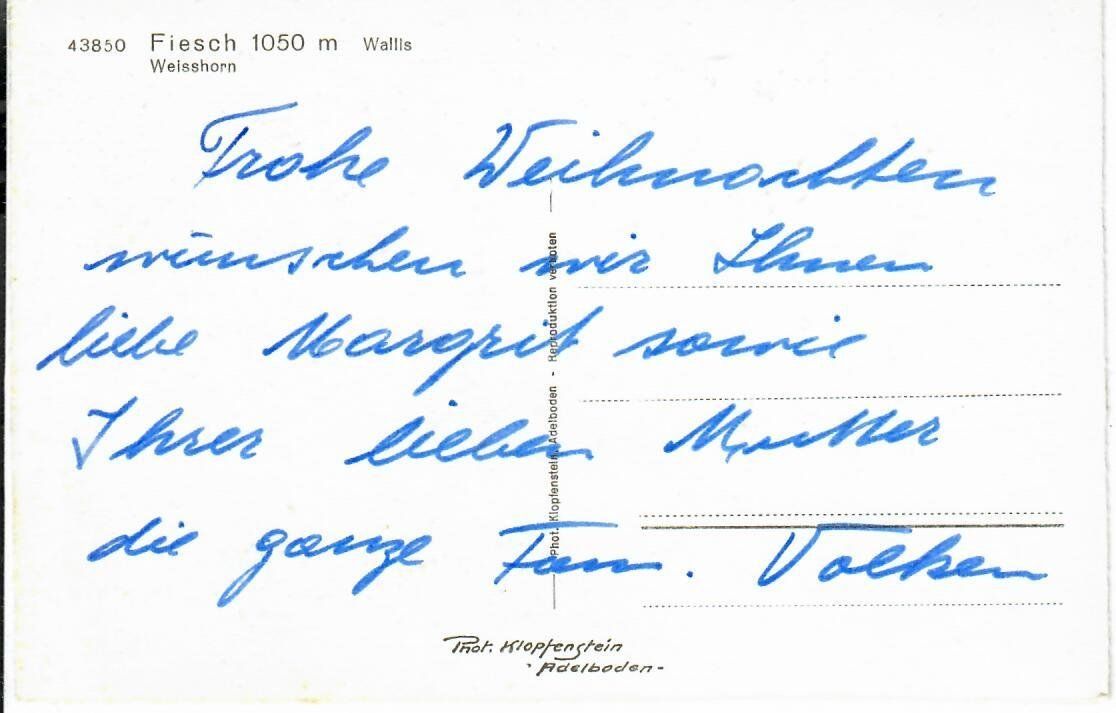 Cartoline postali: Fiesch – Usato da Hochdorf venduto da Ziegel-16 1
