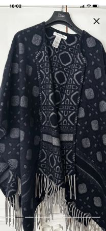 Christian Dior Poncho Wolle/Kashmir