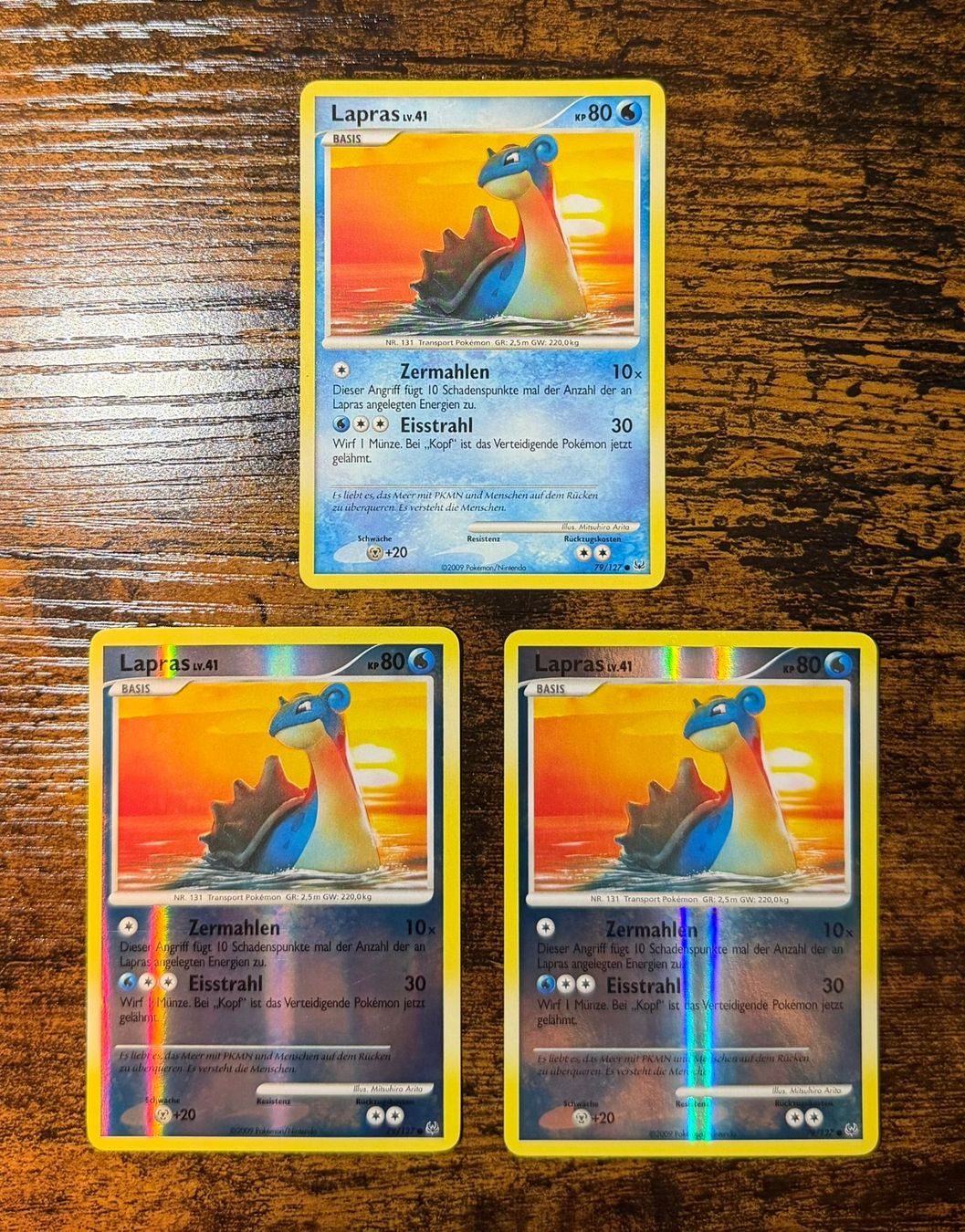 Pokémon Sammelbilder & Trading cards: Lapras Reverse Holo & Common – Gebraucht aus Zürich von PEACECOCOON