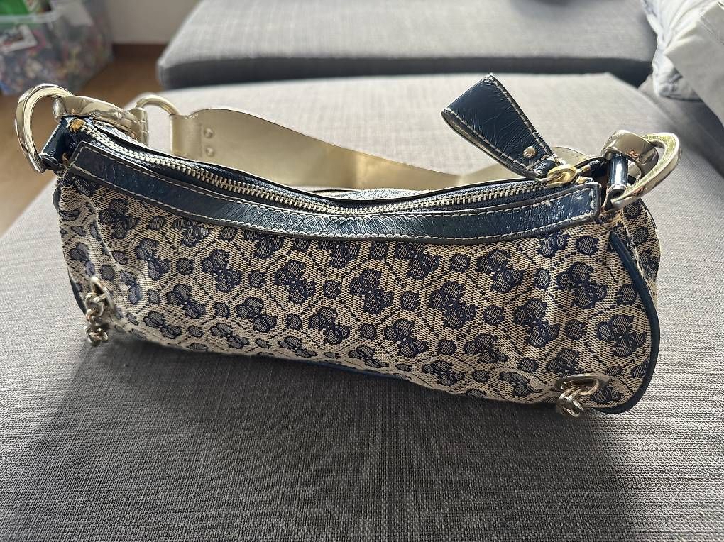 Borse da donna: Handtasche GUESS Blue in Cotton – Usato da Luzern venduto da tobi19823 1