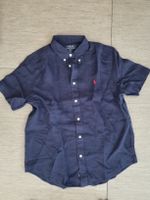 Ralph Lauren boy's navy linen shirt NEW