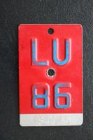 Velonummer  LU 86