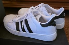 Adidas Superstar Sneakers Weiss Schwarz Grösse 38  