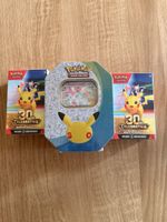 Pokemon Set 2 Booster Bundles 1 Tin Box 30th Celebrations EN