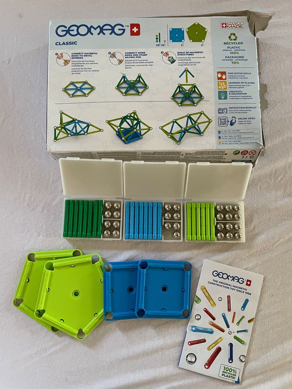 Geomag Giochi: Geomag, Magnet-Spiel, Schweizer Produkt – Usato da Cham venduto da 2eye 1