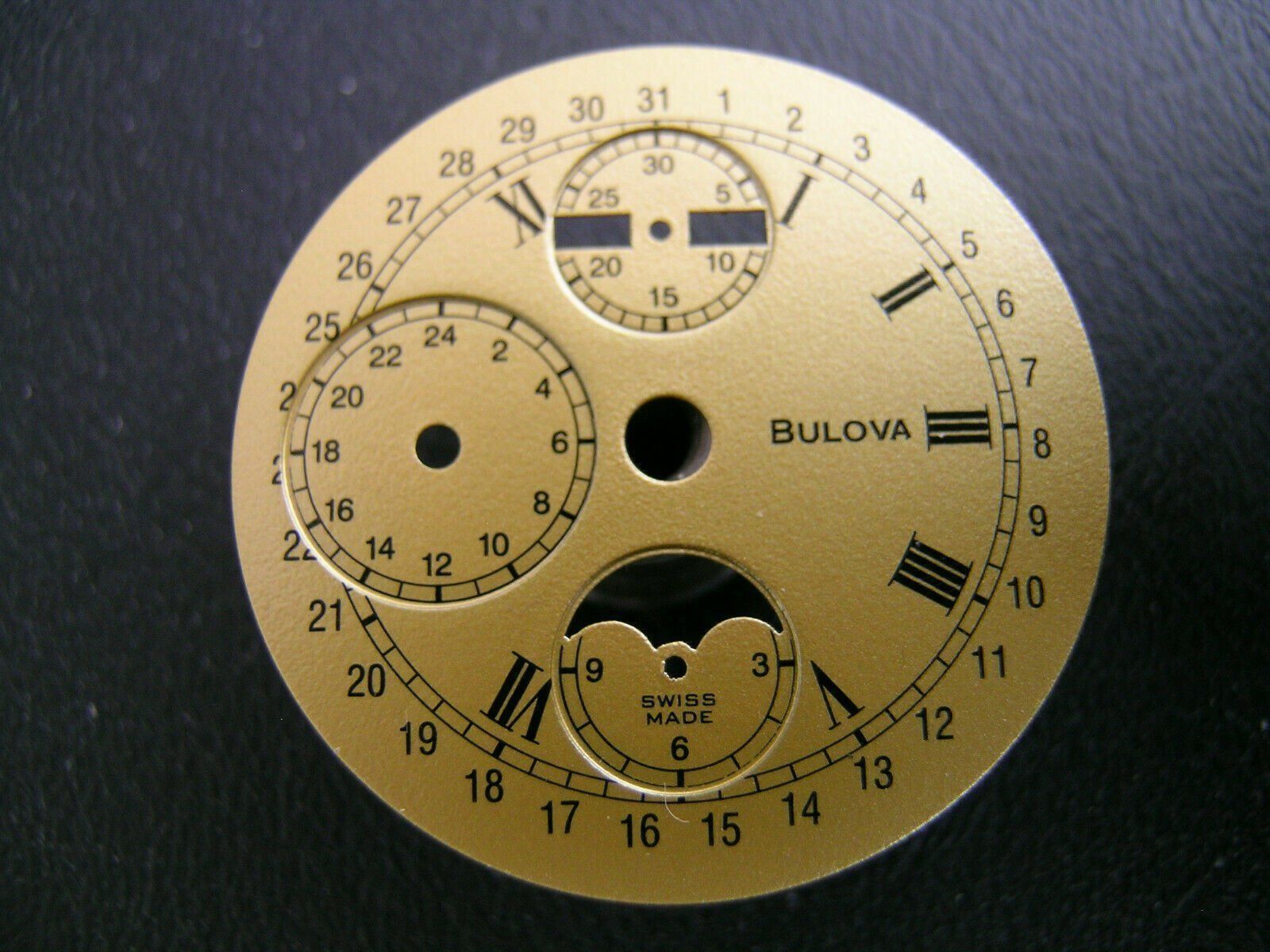 Bulova Uhren: VALJOUX 7751: 1 Zifferblatt – Neu (gemäss Beschreibung) aus Grenchen von esa-9162-9164