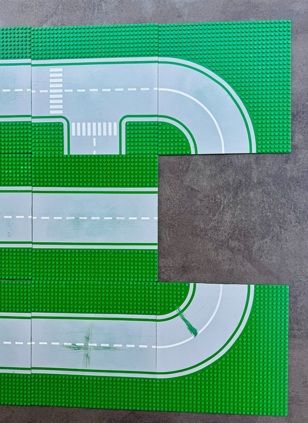 Lego Kit di costruzioni: 11x alte LEGO Strassenplatten Grün – Usato da Rechthalten venduto da hosme_be 2