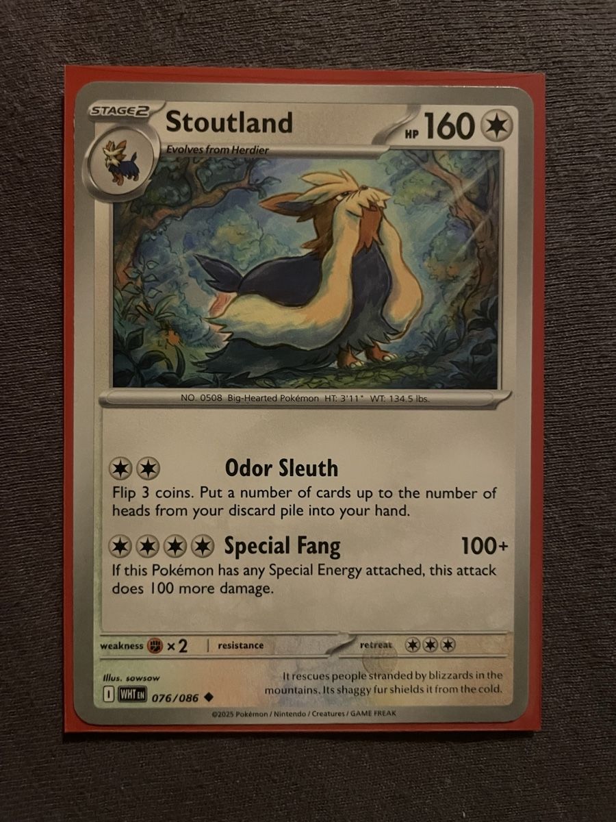 Pokémon Sammelbilder & Trading cards: Stoutland – Neu (gemäss Beschreibung) aus Lenk im Simmental von banane50626