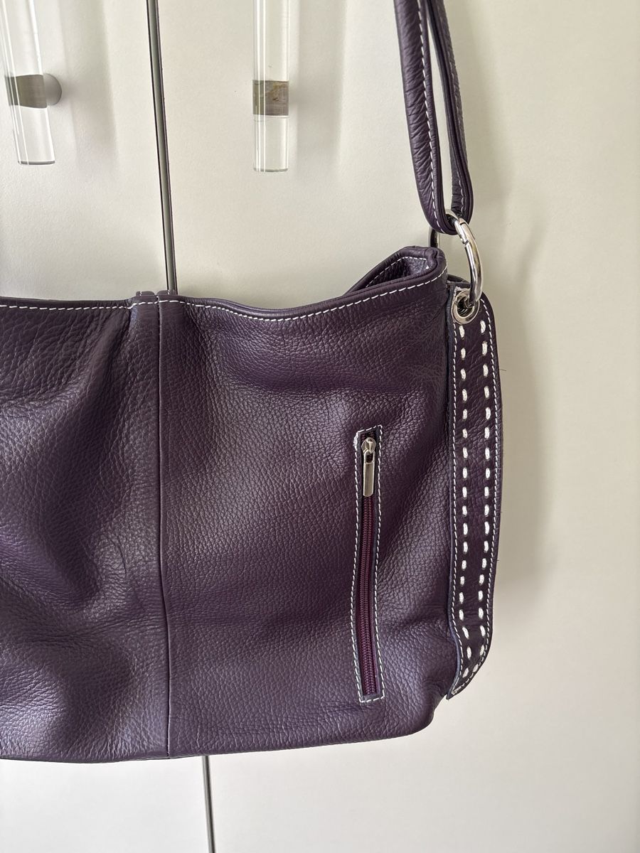 Taschen für Damen: Sac à main en cuir violet neuf – Neu (gemäss Beschreibung) aus Düdingen von Yellow 3
