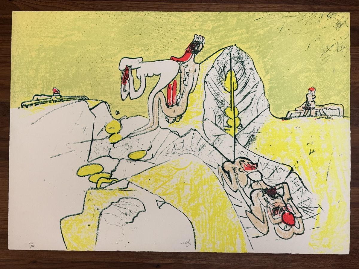 Arts picturaux & lithographies: Roberto MATTA Falbala - 1973 Lithographie – D'occasion à Solothurn par NUVICO 1