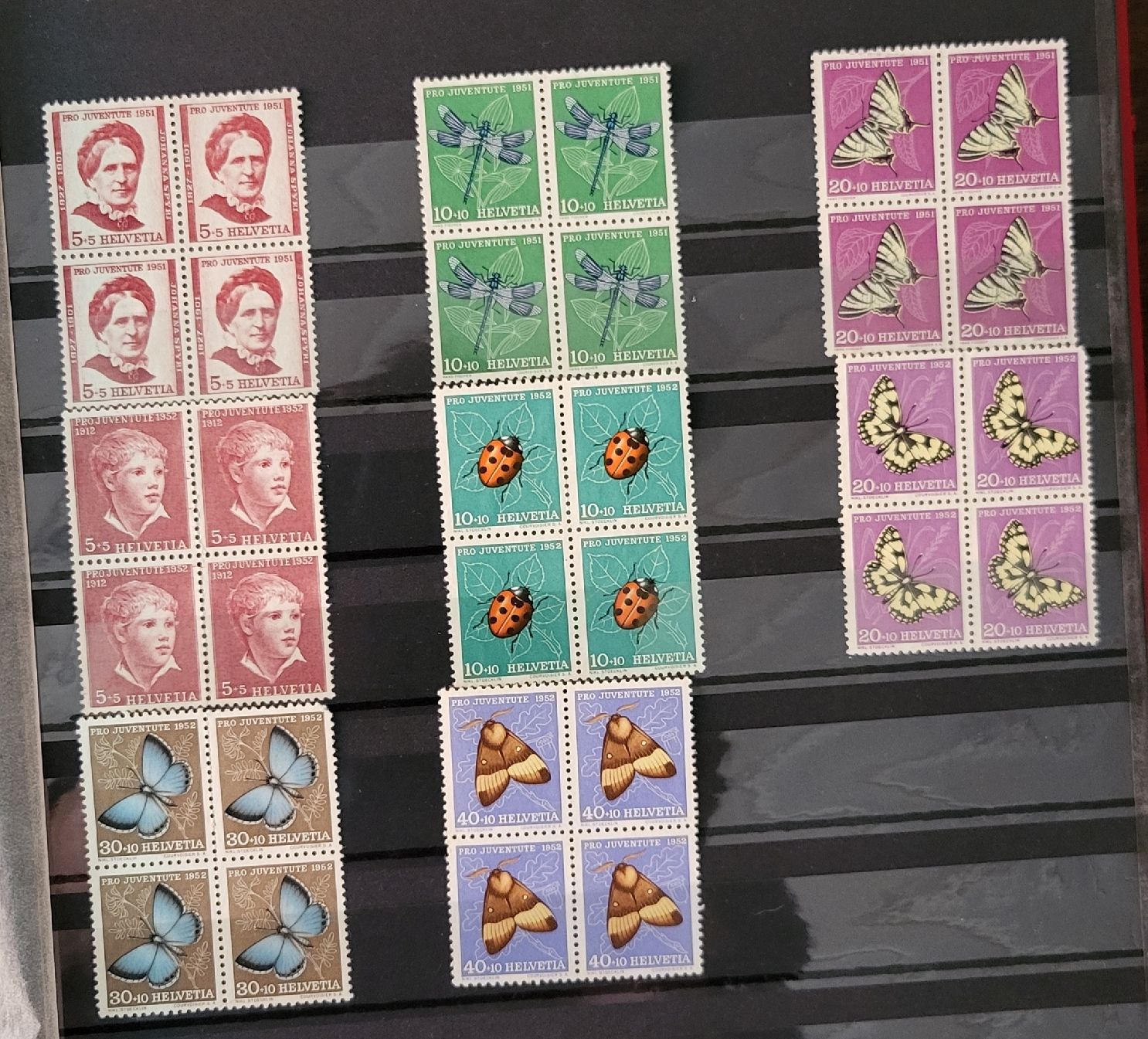 Tous les timbres: Briefmarken Sammlung Pro Juventute  – D'occasion à Thun par harry999 7