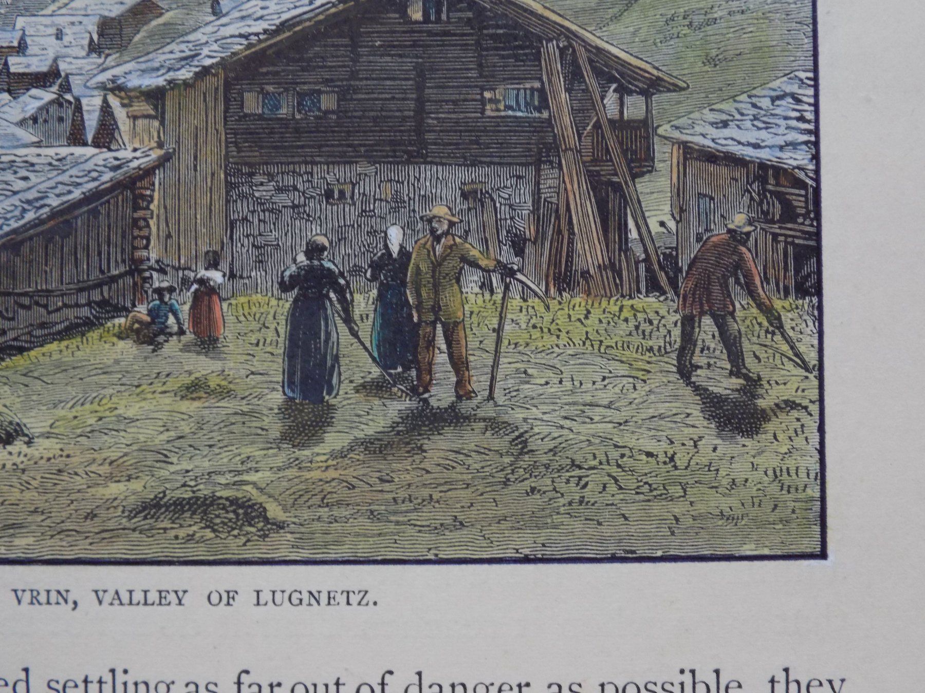 Gravures: Vrin Lumnezia koloriert – D'occasion à Risch par Rischli15 6