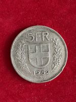 5 Francs 1952 Bern - Sehr Schön+ / Très Beau+