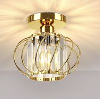 Deckenleuchte Kristall gold Lampe Elegante Klasisch Vintage