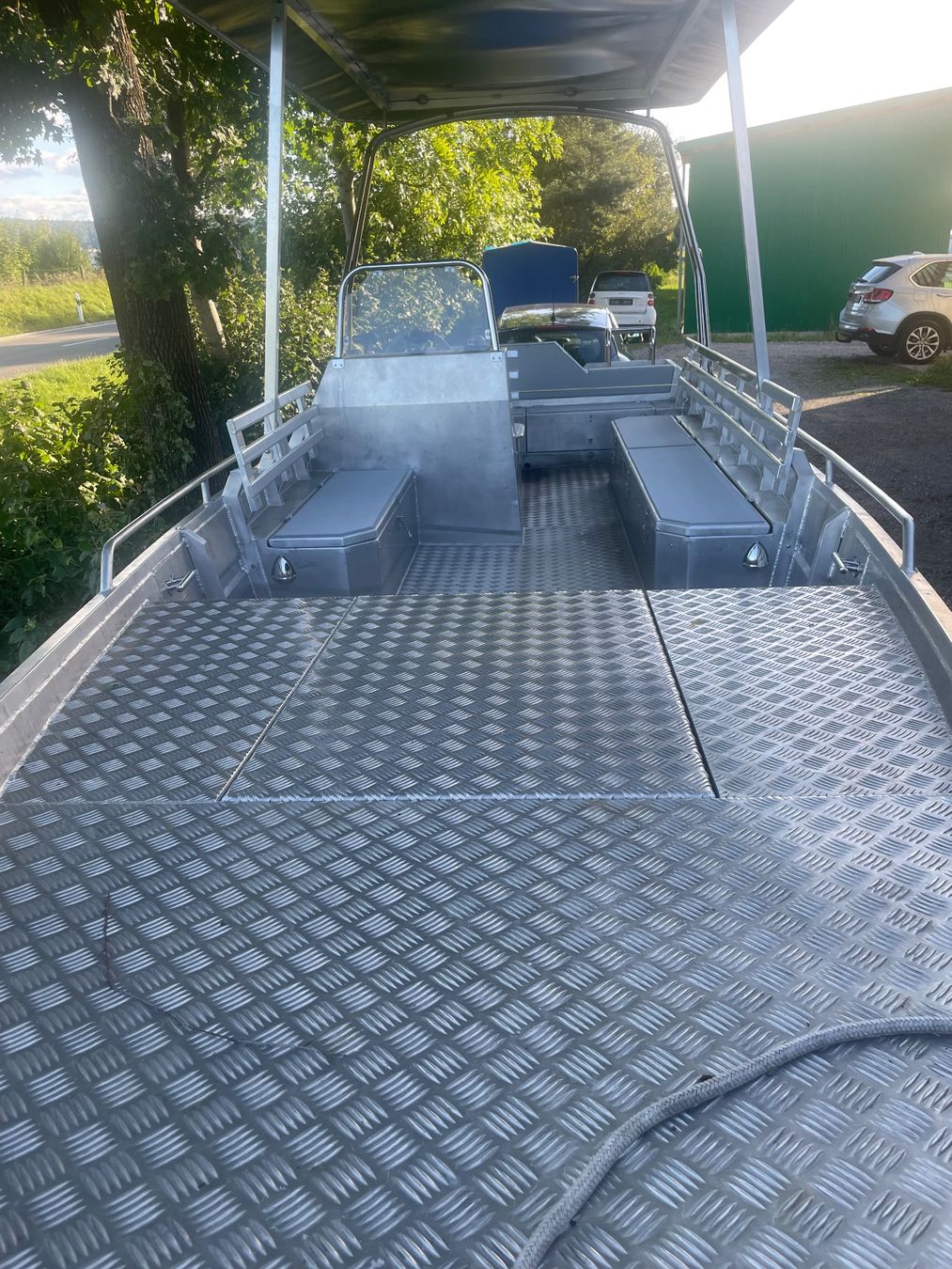 Gropp Barche: Aluminium Weidling  Gropp Motorboot verfügbar – Usato da Bachenbülach venduto da Simivk 3