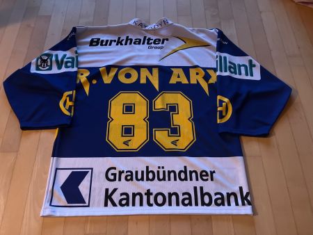HC Davos HCD Vintage Trikot Jersey Von Arx Spezialversion