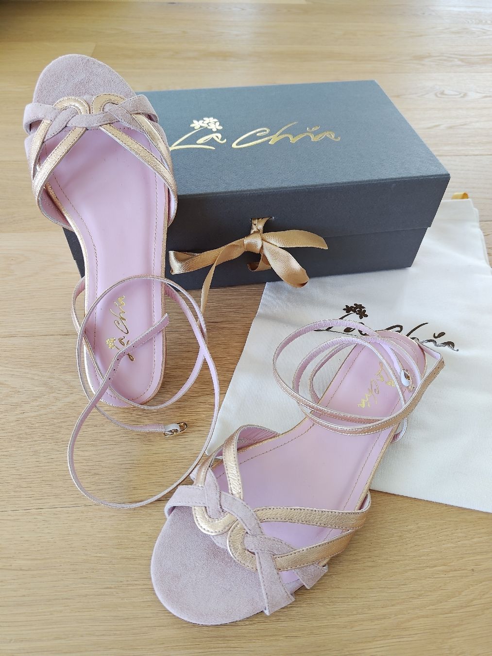 Scarpe da donna: Neue Brautschuhe Sandalen Gr. 39 – Nuovo e nell'imballaggio originale da Rain venduto da dalamaus 8
