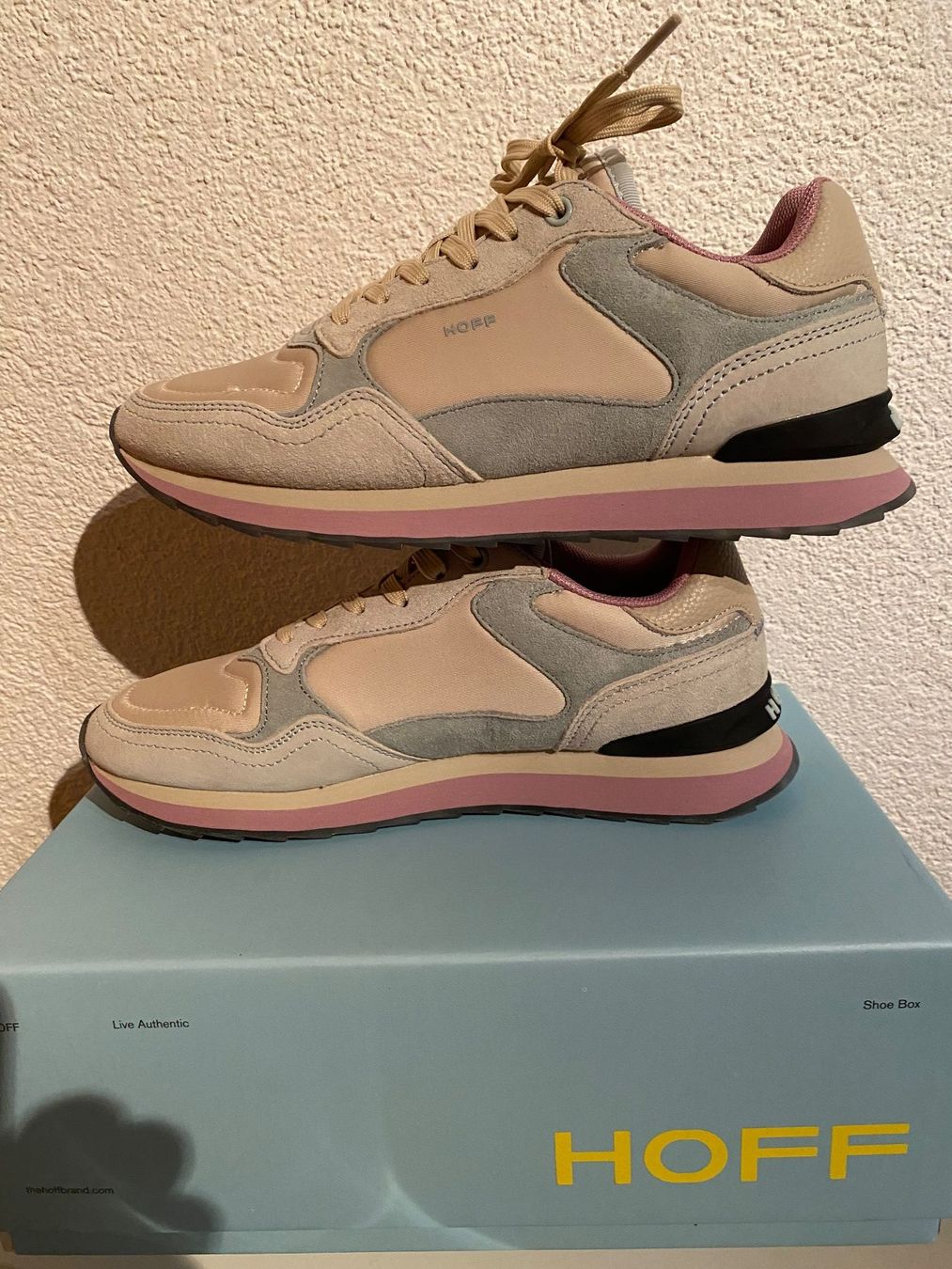 Damenschuhe: Hoff Sneaker, neu Gr. 38 hellbeige/Lila, – Neu und originalverpackt aus Herzogenbuchsee von ameise02 6