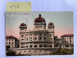 alte Ansichtskarte Bern Parlamentsgebäude, 1912