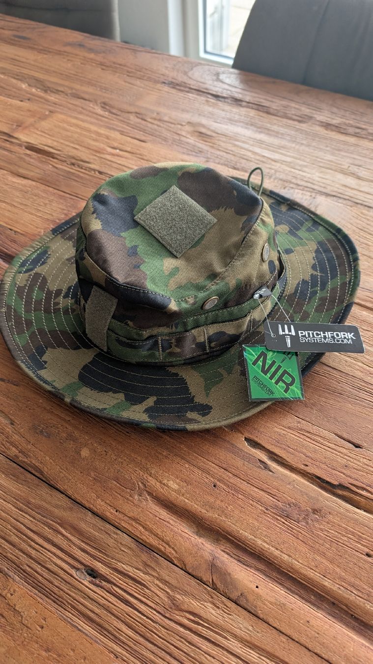 Copricapi, berretti & cappellini: Pirchfork Boonie Hat Swiss Camo – Nuovo e nell'imballaggio originale da Dübendorf venduto da Stefan83