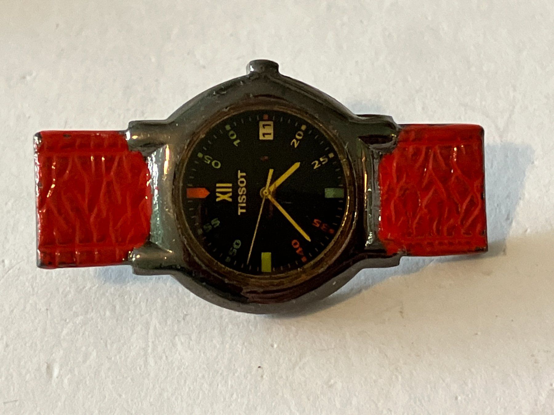 Placchette & Badge: 1 Pin Tissot Uhr – Usato da Basel venduto da djwwpp