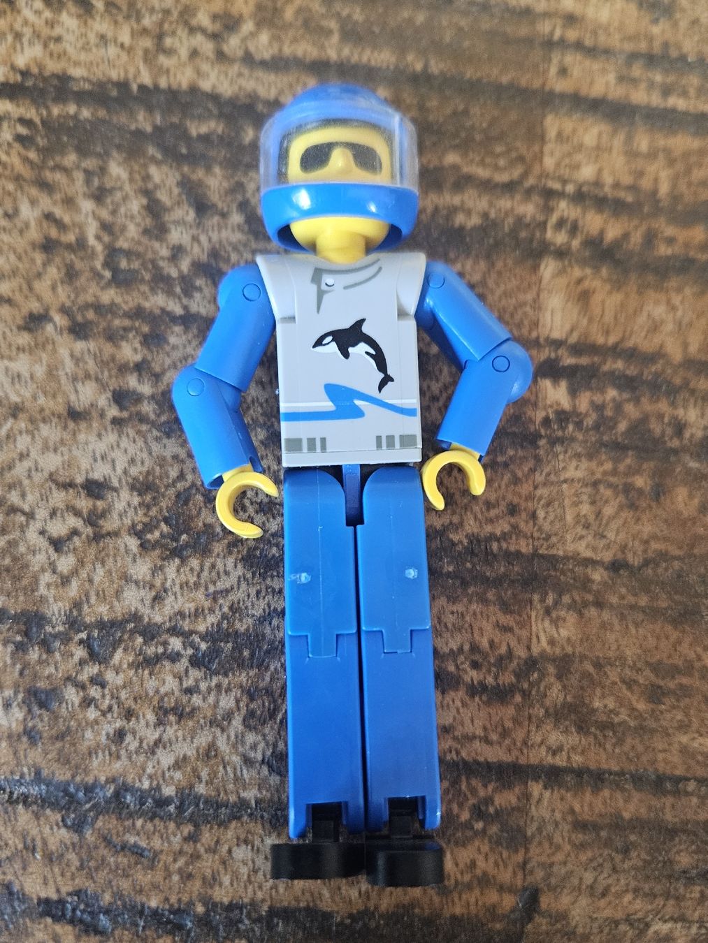 Lego Kit di costruzioni: lego figurine tech021a Technic Figure Blue Legs,  – Usato da Confignon venduto da Ecrofigs