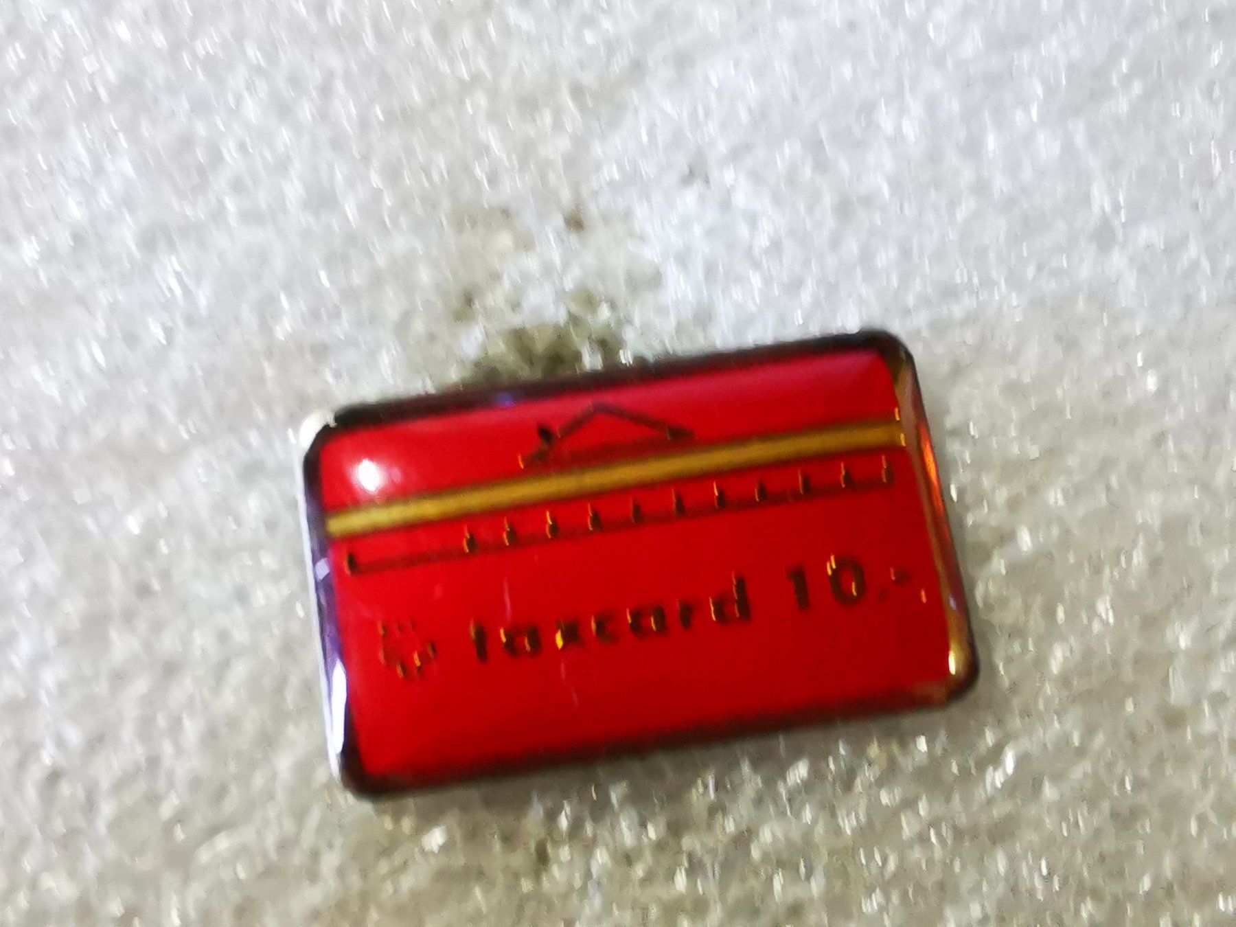 Placchette & Badge: Ansteckpin 200: taxcard – Usato da Oppligen venduto da Pin-Fall-Shop