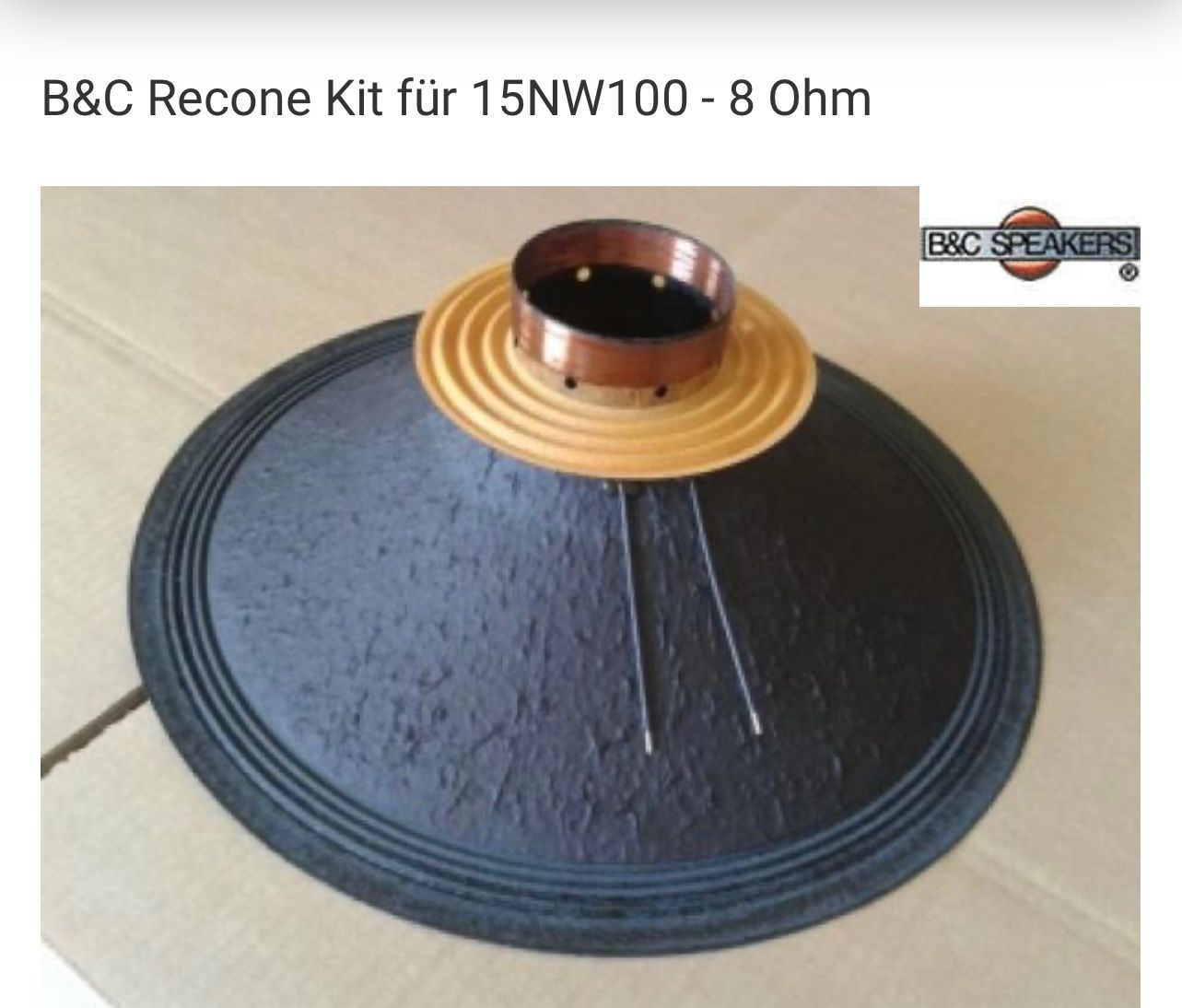 Casse acustiche: Recone set für B&C Subwoofer – Nuovo e nell'imballaggio originale da Rottenschwil venduto da Ribarski