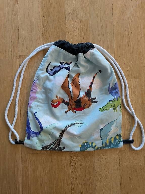 Borse: Turn Sack Stoff Tasche Drachen – Usato da Langnau im Emmental venduto da MartinaZ86