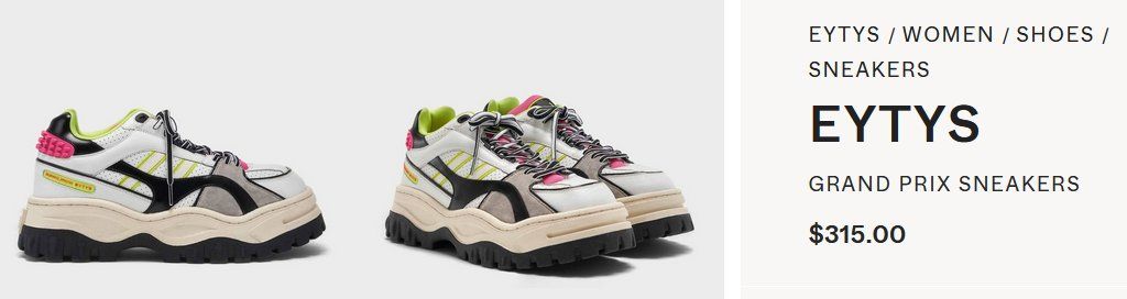 Scarpe da uomo: Sneakers Eytys .41 – Usato da Collonges venduto da arashee 9