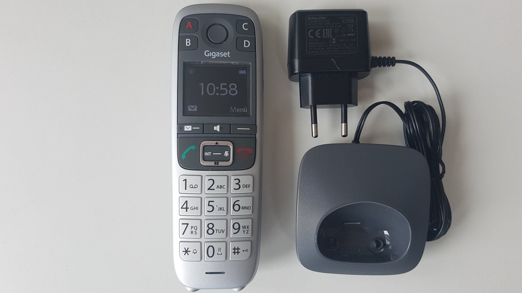 Gigaset Telefoni: Gigaset E560HX DECT/CAT-iq Universal Mobilteil – Usato da Boll venduto da Dajufa 4