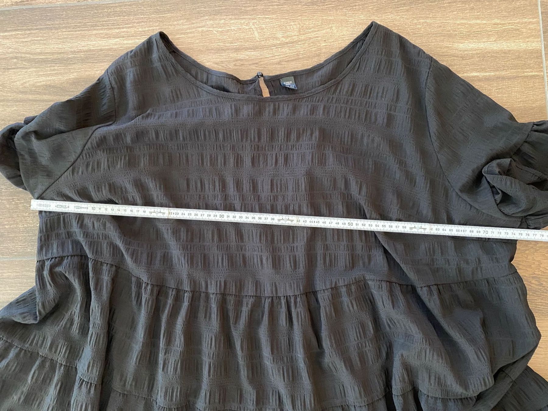 Shein Kleider: Kleid mit Volants schwarz Gr. 56 / 58 / 60 – Gebraucht aus Pratteln von a23_j2gs 4