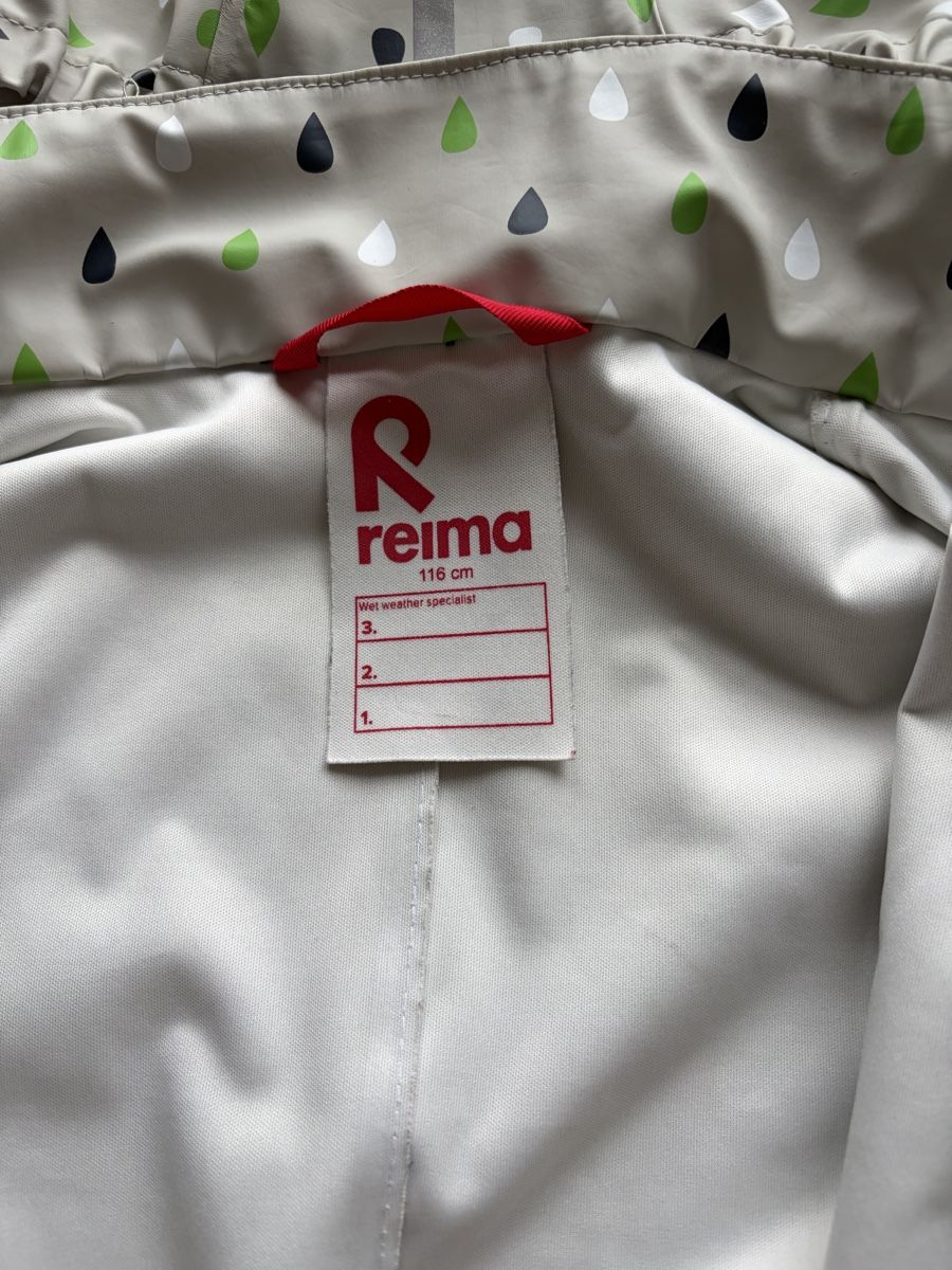 Reima Jacken & Mäntel: Reima Raincoat Drop Pattern Size 116 Used Condition – Gebraucht aus Zürich von laurins76 5