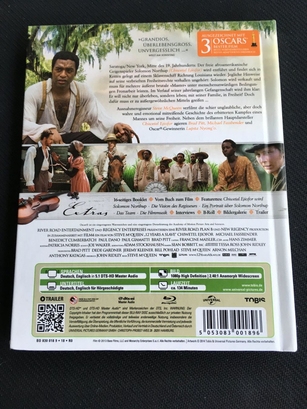 Tutti i DVDs: 12 Years a Slave [Blu-ray] Mediabook – Usato da St.Gallen venduto da MedienJoe 1