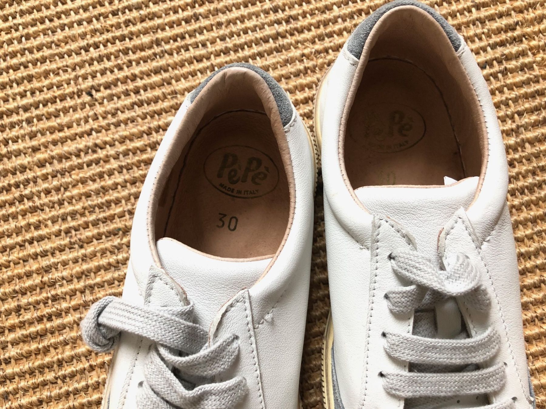 Pepe Jeans Scarpe da uomo: Pépé Turnschuhe Gr. 30, weiss – Usato da Zürich venduto da EliseSchmitz 4