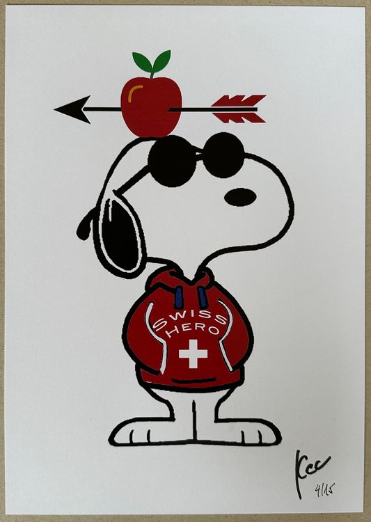 KeC: Snoopy Swiss Hero, signiert 4/15