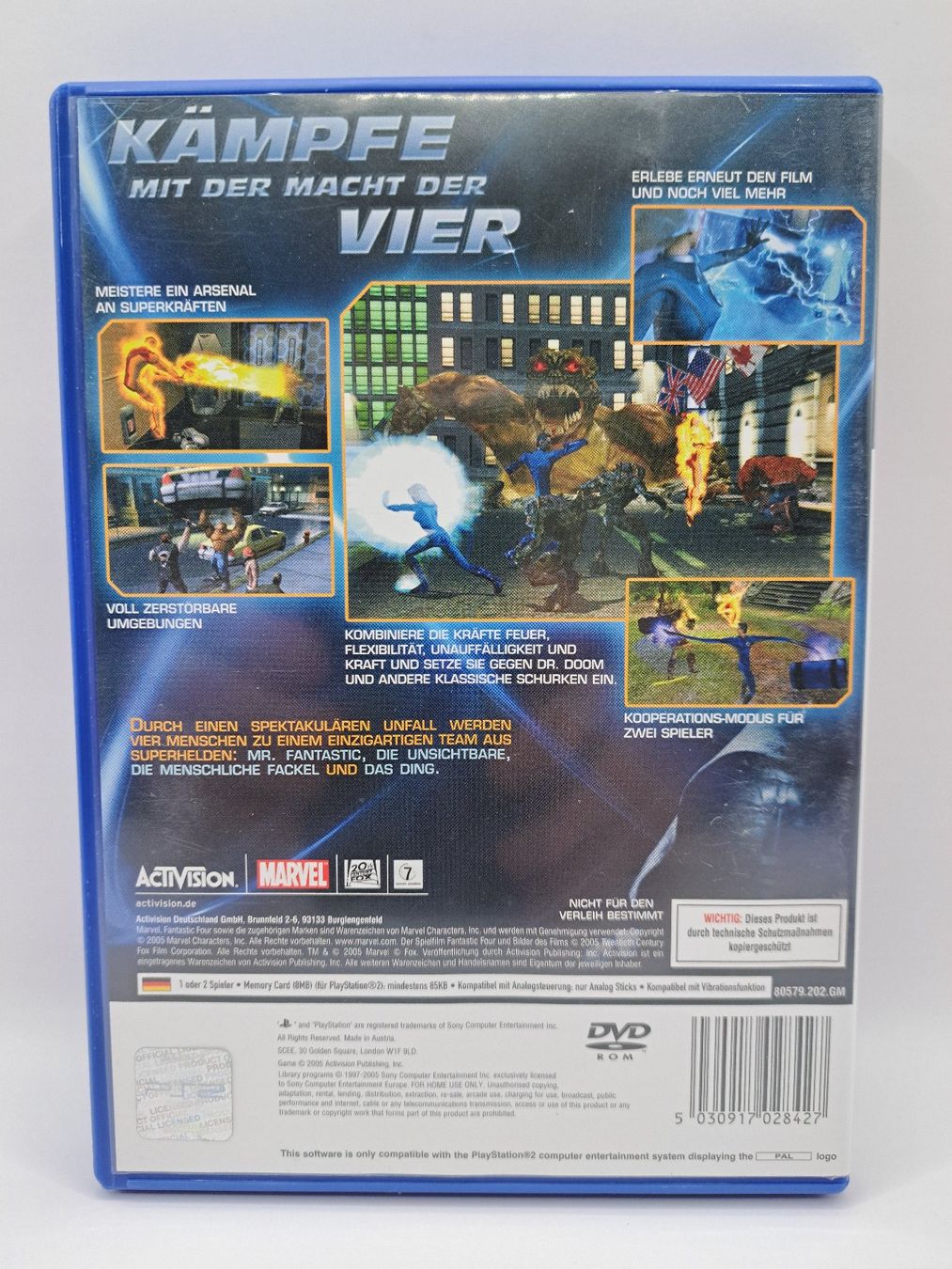 Spiele: Fantastic 4/Four (Playstation 2/PS2) – Gebraucht aus Balgach von Wasnwasn 1