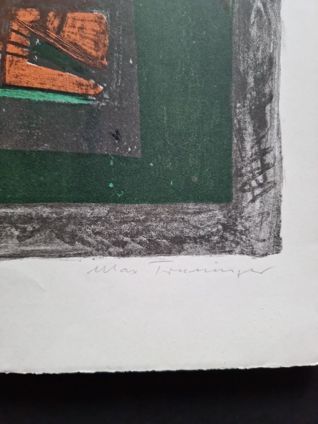 Grafica & Litografie: MAX TRUNINGER LITHOGRAPHIE SIGNIERT NUMMERIERT – Usato da Gersau venduto da grafik-kunst 4