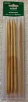 Nadelspiel•8,0•20cm•Bambus•5er Set OVP Stricknadel Nadel
