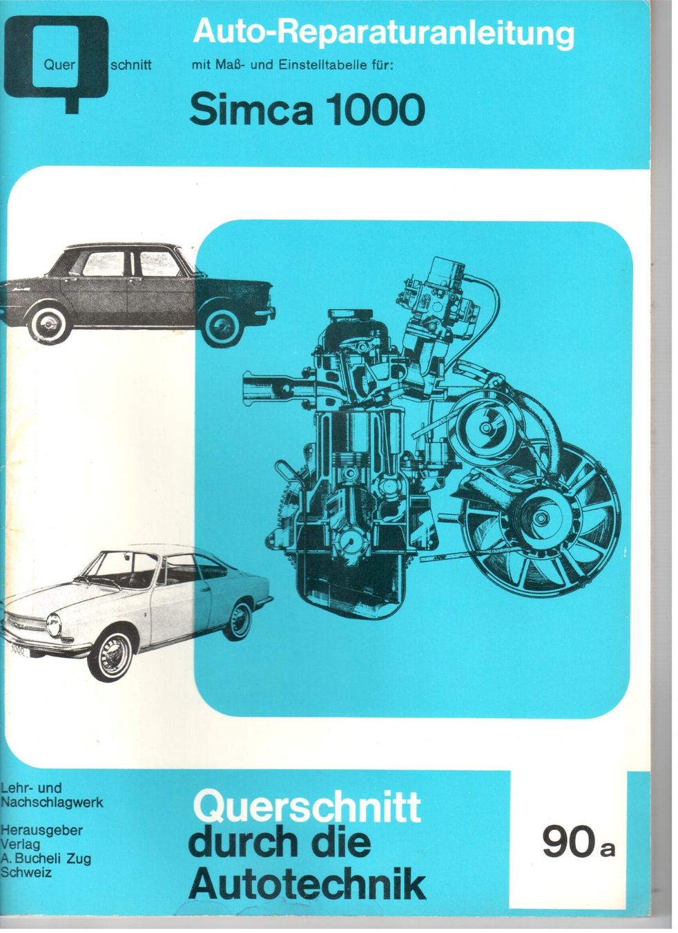Libri: Auto-Reparaturanleitung "Simca 1000" – Usato da Mollis venduto da bergundtal04