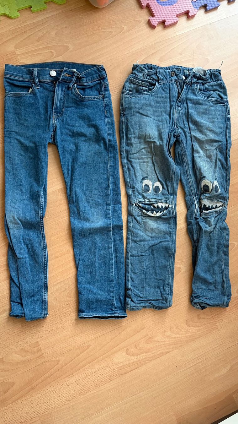 Pantaloni: Jeans Set Junge, Gr 134 – Usato da Bern venduto da c_hebenstreit