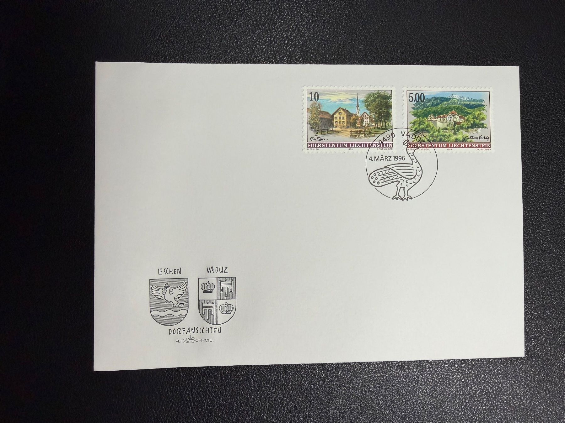 Tous les timbres: Liechtenstein FDC 1996 – D'occasion à oberrüti par jeanmei