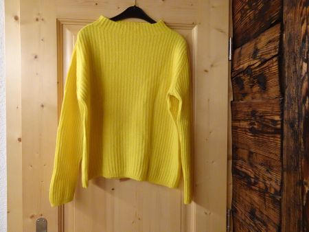 Gelber Strickpulli Kaschmir von Allude Gr. XL - 426250