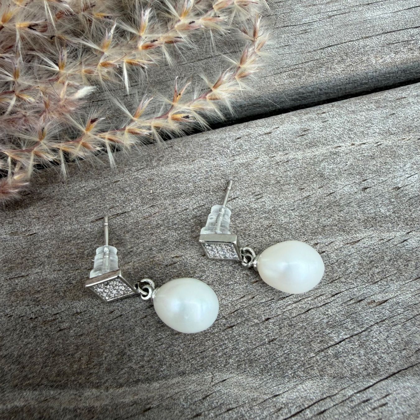 Orecchini pendenti & Orecchini a lobo: Wunderschöne Süsswasserperlen-Ohrringe 925 Silber Stecker – Nuovo e nell'imballaggio originale da Rombach venduto da Ivreajewels 3