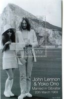 Block "The Beatles. John Lennon". Gibraltar