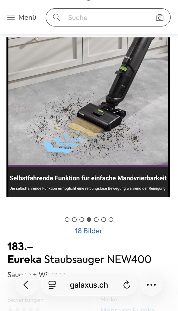 Aspirapolveri & Accessori: Neuwertiger Eureka Staubsauger NEW400 – Usato da Wald ZH venduto da vivian__ 4