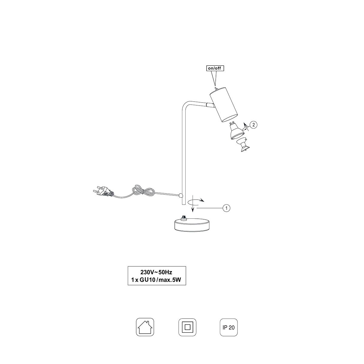 Lampade: Tischleuchte, Messing,  45 cm Höhe – Nuovo (secondo la descrizione) da Kreuzlingen venduto da Smart-Light 7