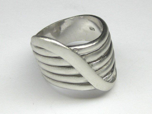 Anelli: breiter Ring Silber 925  / 5-fach / Gr. 61 – Usato da Ermatingen venduto da Decovin 4