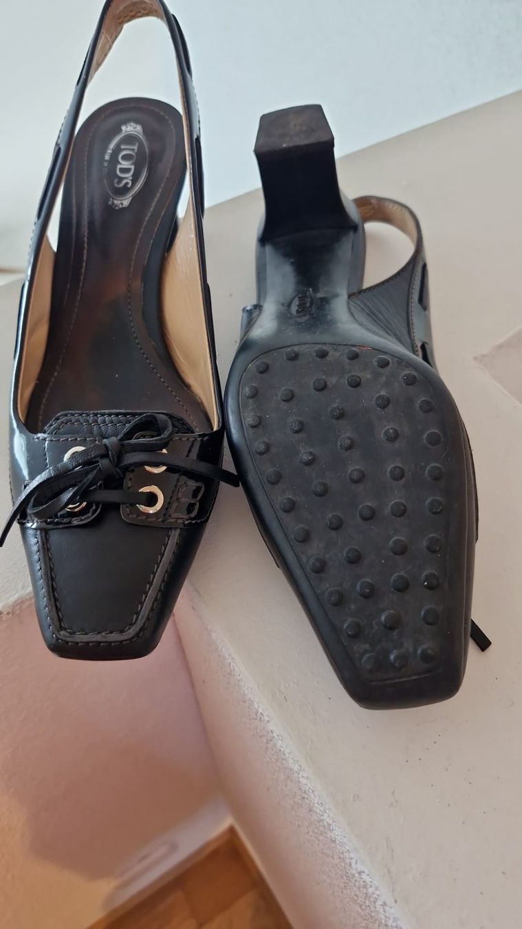 Tod'S Scarpe da donna: TOD'S Slingpumps schwarz Leder Grösse 39 – Usato da Dietikon venduto da coolstory 2