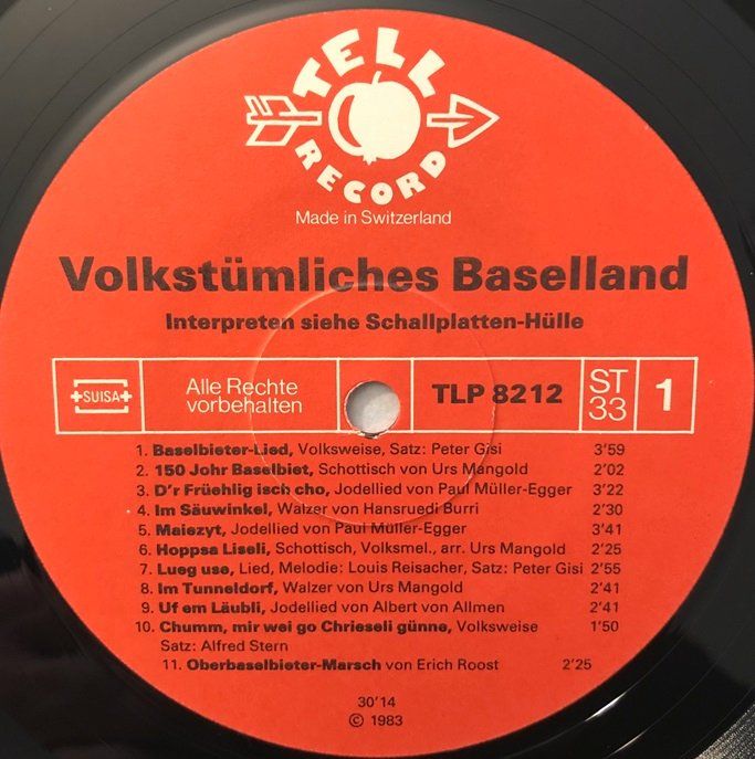 Dischi in vinile: Volkstümliches Baselland (LP) – Usato da Grüningen venduto da azulmarron 3